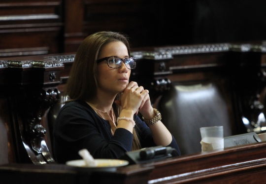 Daniela Beltranena asumió la curul en sustitución de Pedro Muadi. (Foto Prensa Libre: Hemeroteca PL)
