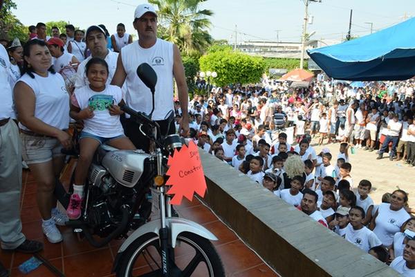 Los participantes tuvieron la oportunidad de ganar bicicletas y motocicletas. (Jorge Tizol).
