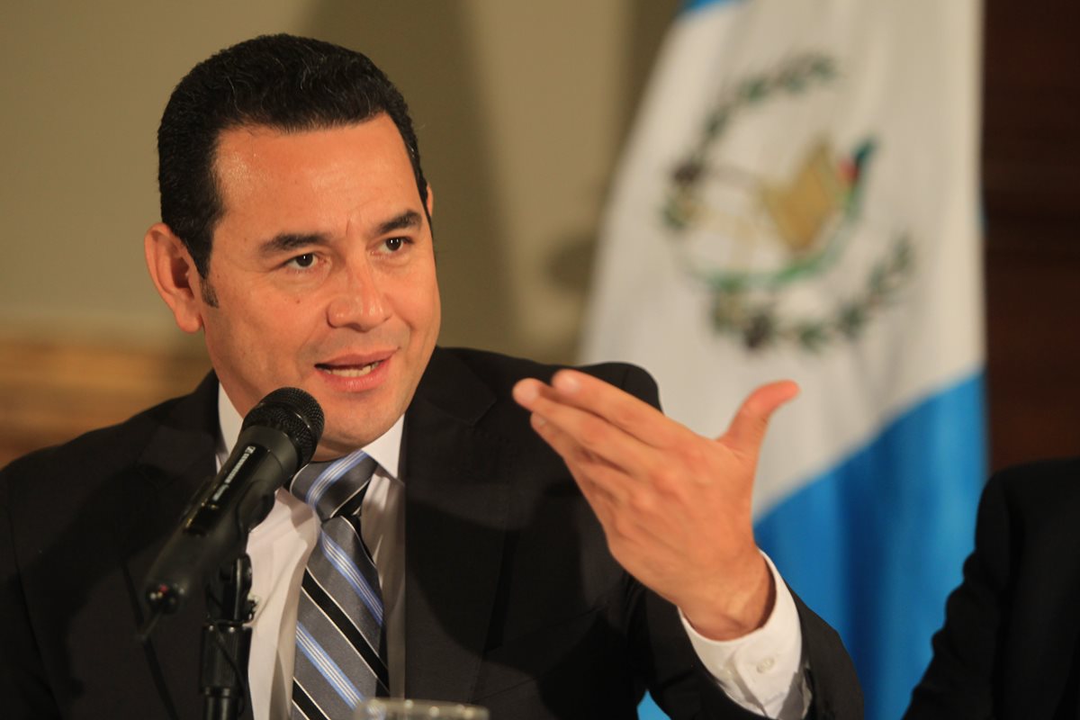 Jimmy Morales, presidente electo de Guatemala para el periodo 2016-2020. (Foto Prensa Libre: Hemeroteca PL)
