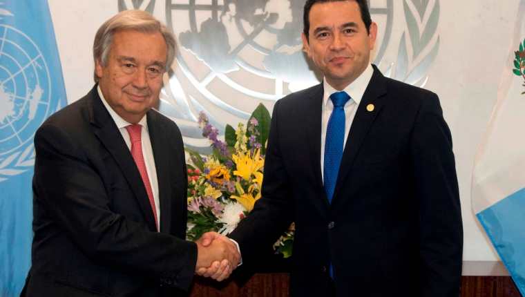 El secretario general de la ONU, António Guterres, reiteró hoy su confianza en el titular de la (Cicig), Iván Velásquez. (Foto Prensa Libre: EFE)
