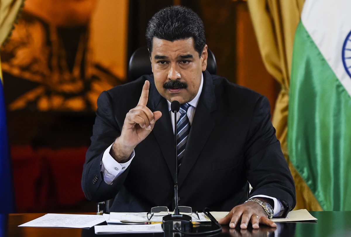 Nicolás Maduro, presidente de Venezuela, descarta dejar el cargo. (Foto Prensa Libre: AFP).