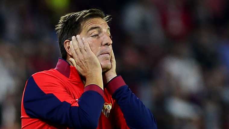 El equipo de Berizzo no venía bien desde hace ya varias jornadas y en eso aseguró el Sevilla que se basó para dejarlo sin trabajo. (Foto Prensa Libre: AFP)