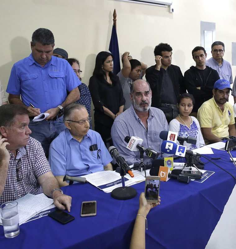 Alianza Cívica de Nicaragua aplaude informe de CIDH y apoyo internacional. (EFE).