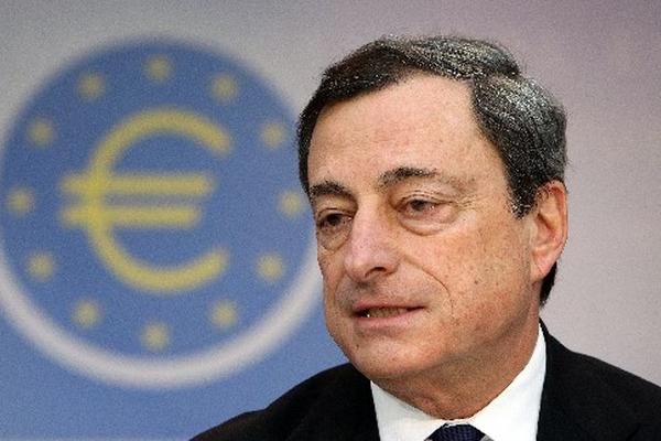 Mario Draghi, presidente del BCE. (Foto Prensa Libre: AFP)