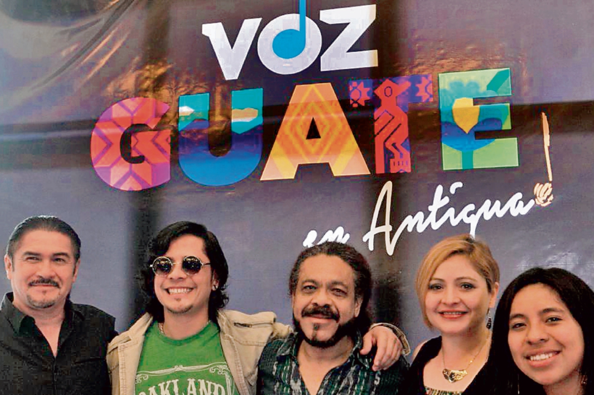 Álvaro Aguilar, Tavo Bárcenas, Lenín Fernández, Magda Angélica y Sara Curruchich participarán en este concierto. (Foto Prensa Libre: Ana Lucía Ola).