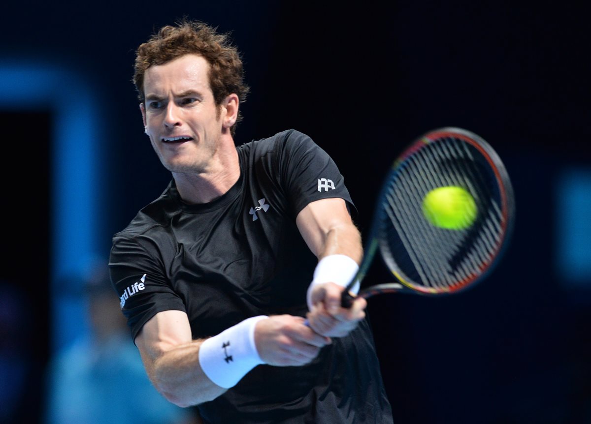El escocés Andy Murray, quien lidera el equipo de Gran Bretaña, retrasó un día su viaje a Bélgica debido al nivel de alerta máxima en la región. (Foto Prensa Libre: AFP)