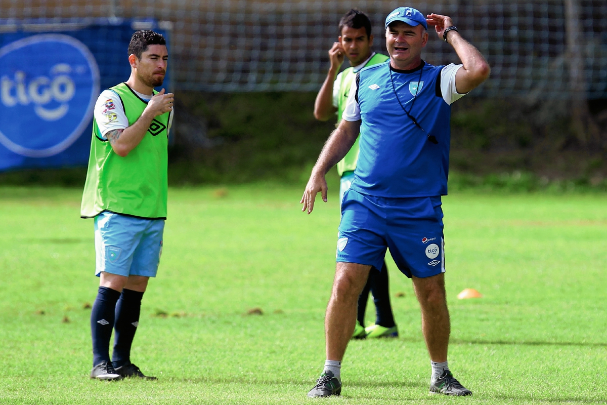 El trabajo de la Selección Nacional, no se detiene a pesar de las adversidades. (Foto Prensa Libre: Carlos Vicente)