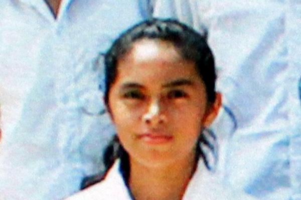 Evelyn Melisa Velásquez Reyes, de 13 años, desapareció en el Cantón Montufar, Nuevo San Carlos, Retalhuleu. (Foto Prensa Libre: Rolando Miranda).