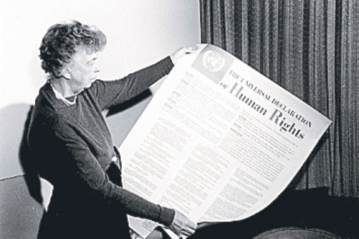Eleanor Roosevelt en 1948. (Foto: Hemeroteca PL)