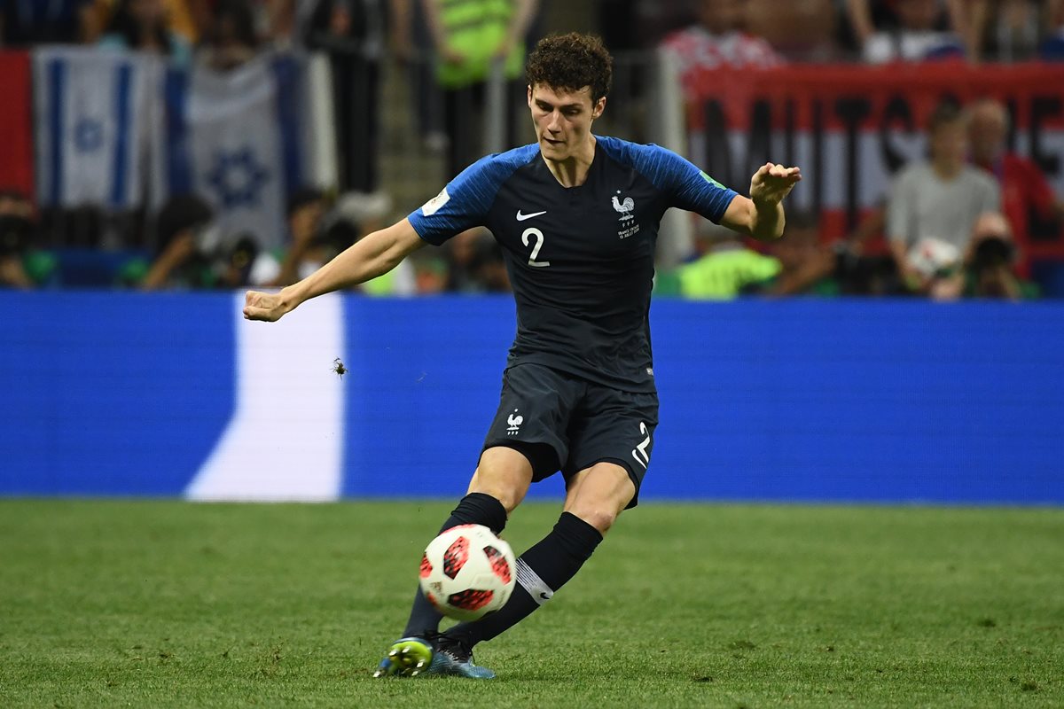 Benjamin Pavard fue una pieza fundamental para Francia en Rusia 2018. (Foto Prensa Libre: AFP)
