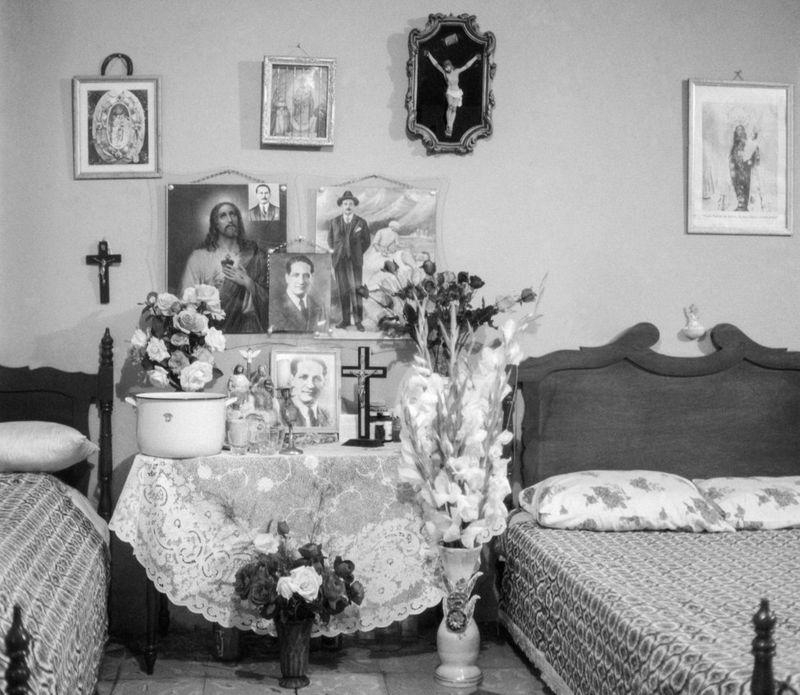 El cariño a Gaitán generó muestras de afecto como esta, en el interior de Colombia. LUNGA / CORTESÍA FCE