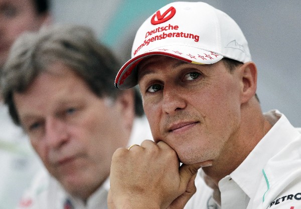 Michael Schumacher continúa sin poder reponerse completamente del accidente sufrido hace dos años. (Foto Prensa Libre: AP)