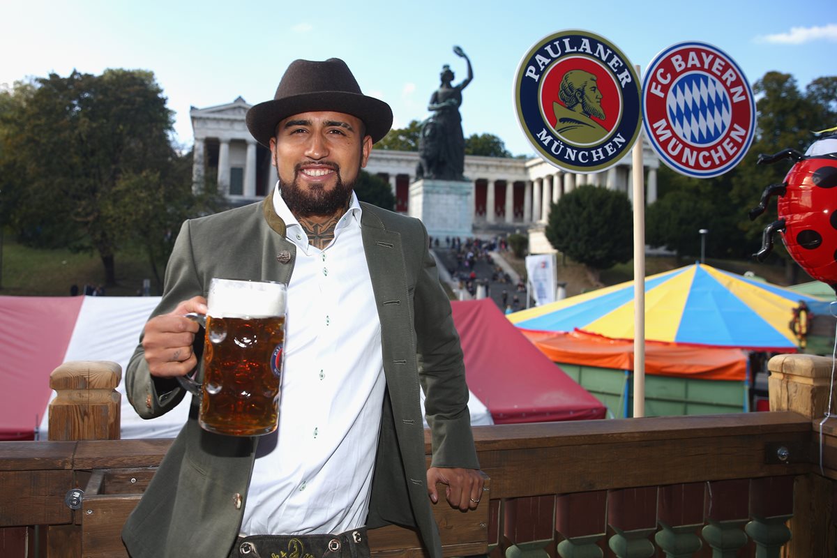 Arturo Vidal será parte del plantel que mañana jugará ante el Borussia. (Foto Prensa Libre: AFP)