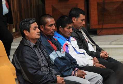 El tribunal Primero A de Mayor Riesgo desarrolla el juicio contra cinco ex paramilitares por  masacre en  Plan de Sánchez.