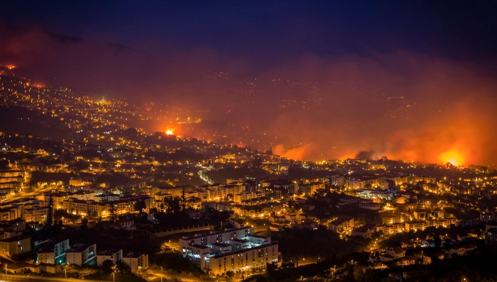 Tres personas mueren en incendios en Portugal. (Foto Prensa Libre: AFP)