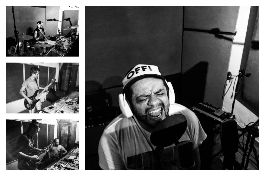 La banda guatemalteca Viernes Verde grabó el nuevo álbum en el estudio Yuka N' Roll en Barranquilla, Colombia. (Foto Prensa Libre: Edgar Lara)