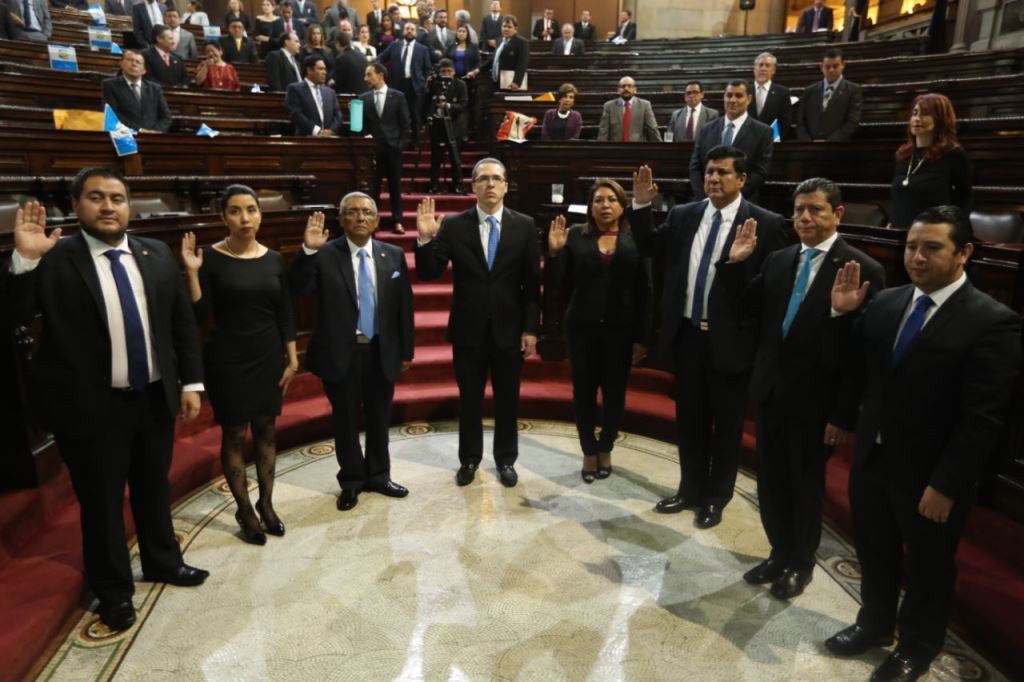 La alianza oficialista vuelve a ganar la junta directiva del Congreso de la República. (Foto Prensa Libre: Esbin García)