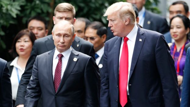 Trump asegura que Estados Unidos está perdiendo la ventaja que tenía respecto a Rusia y China. AFP