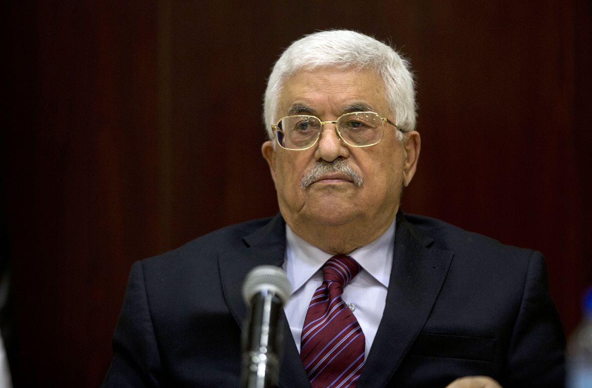 <em>El presidente de la Autoridad Palestina, Mahmud Abas, presentó este sábado su dimisión como líder de la OLP. (Foto Prensa Libre: AP).</em>
