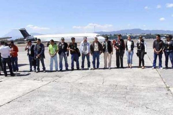 Los 23 sindicados fueron capturados en distintos departamentos de la provincia y trasladados a la capital en enero pasado. (Foto Prensa Libre: Archivo)