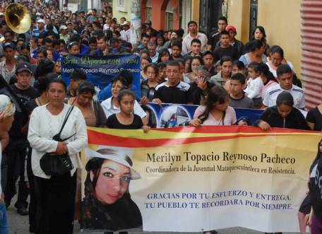 Topacio Reynoso, hija de Alex Reynoso, fue ultimada a balazos en abril de 2014. (Foto Prensa Libre: Hemeroteca PL)