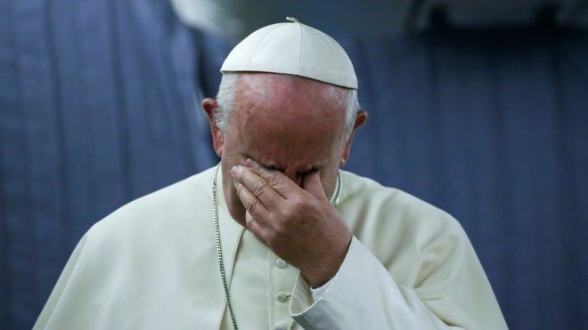 El Papa habló del "mal" de las noticias falsas y de cómo difunden "la arrogancia y el odio". REUTERS