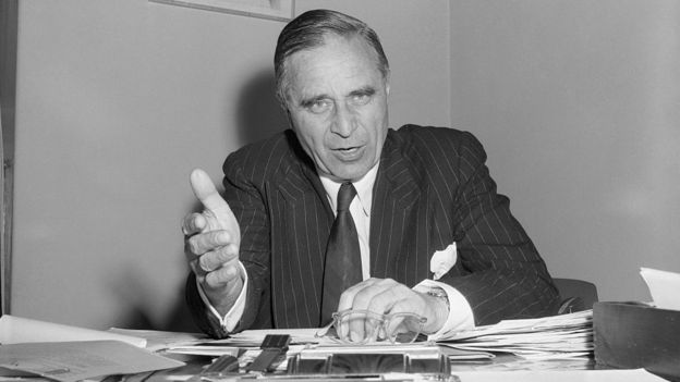 Prescott Sheldon Bush, padre de George H. W. Bush, fue senador de Estados Unidos por el partido republicano. GETTY IMAGES