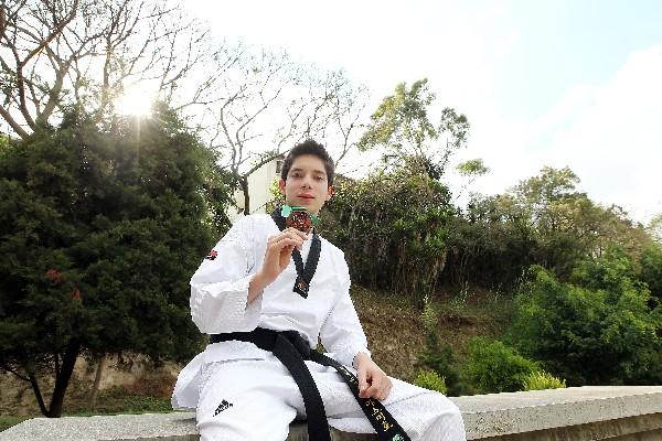 Francisco Palacios, taeukwondista nacional. (Foto Prensa Libre: cortesía COG)