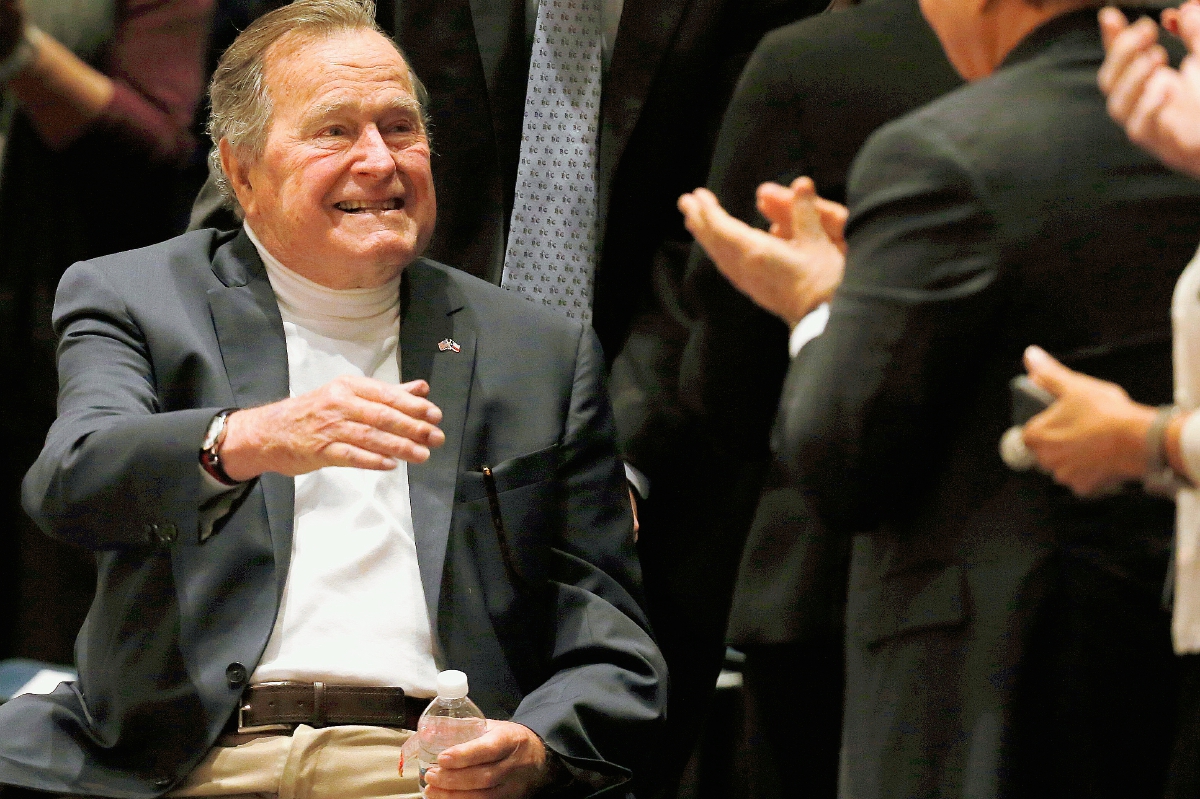 George H.W. Bush, expresidente de Estados Unidos. (Foto Prensa Libre: AP).
