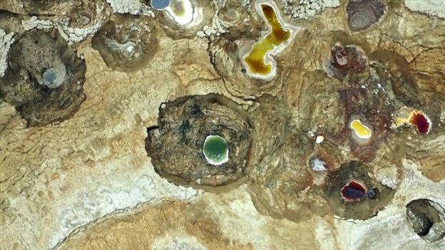 Calculan que hay más de 6.000 cráteres en zonas que antes eran parte del Mar Muerto.