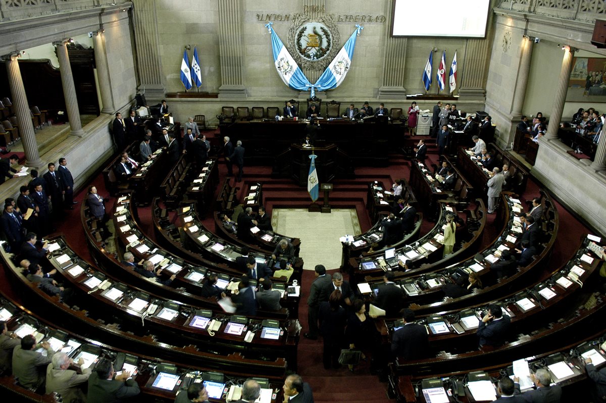 Hemiciclo del Congreso de la República. (Foto Prensa Libre: Hemeroteca).