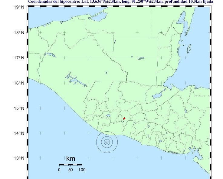 Temblor de magnitud 4.7 se registra en Guatemala este jueves