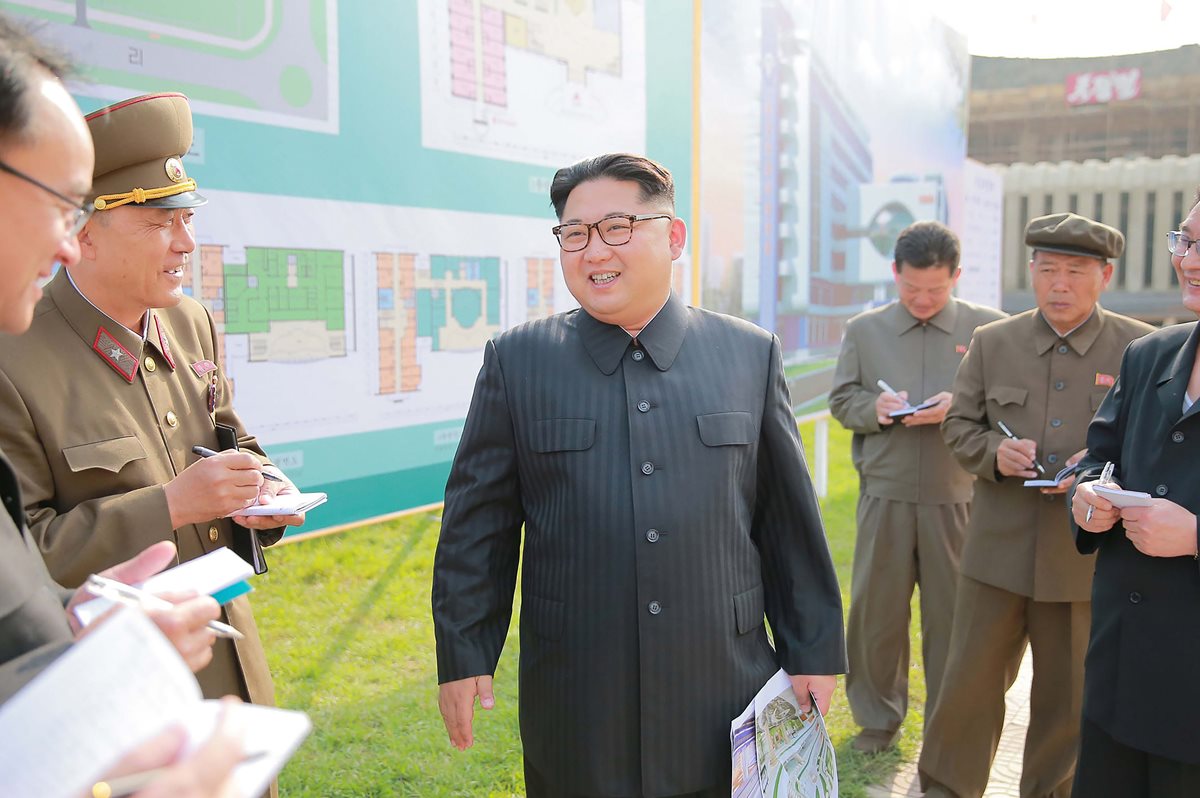 El líder de Corea del Norte, Kim Jong-un. (Foto Prensa Libre: AFP).