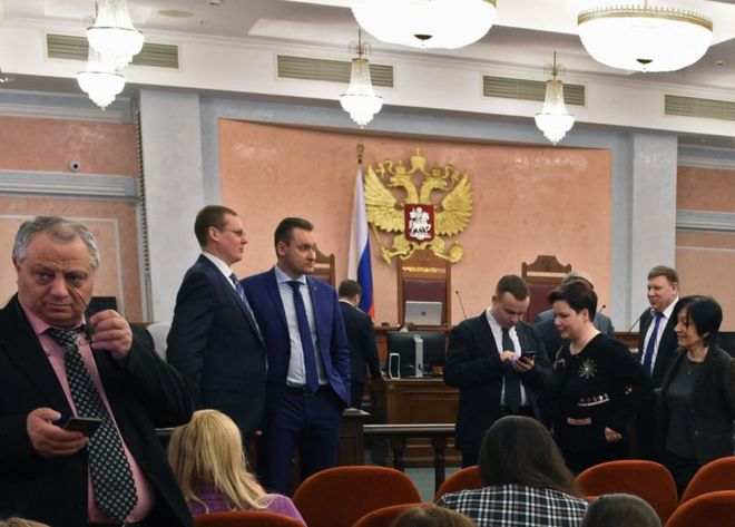 Fue el Ministerio de Justicia ruso el que presentó la demanda contra los Testigos de Jehová ante la Corte Suprema. GETTY IMAGES