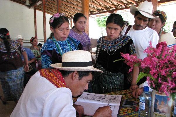 Proceso de elección, en un poblado  de Cubulco.