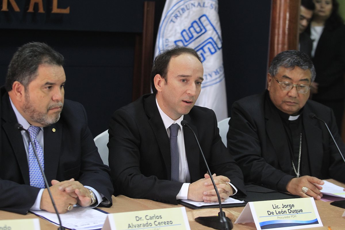 Integrantes del G-4 respaldaron el trabajo de la Cicig y el Mp.(Foto Prensa Libre: Hemeroteca)