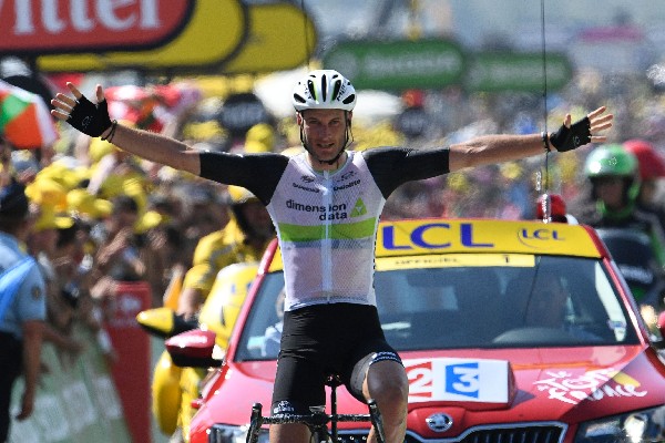 El británico Stephen Cummings gana la séptima etapa del Tour de Francia. (Foto Prensa Libre: AFP)
