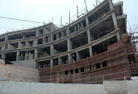 EL HOSPITAL de Quetzaltenango se encuentra  en construcción, aunque el proyecto se retrasó durante varios años, por la falta de recursos.