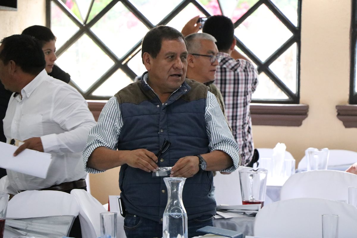 Ricardo Guillermo Velásquez, alcalde de El Quetzal, quien afirma que sufrió un atentado. (Foto Prensa Libre: Whitmer Barrera).