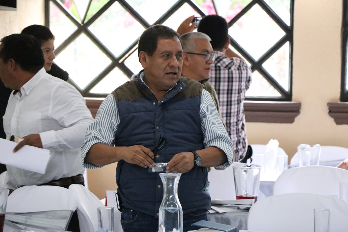 Ricardo Guillermo Velásquez, alcalde de El Quetzal, quien afirma que sufrió un atentado. (Foto Prensa Libre: Whitmer Barrera).