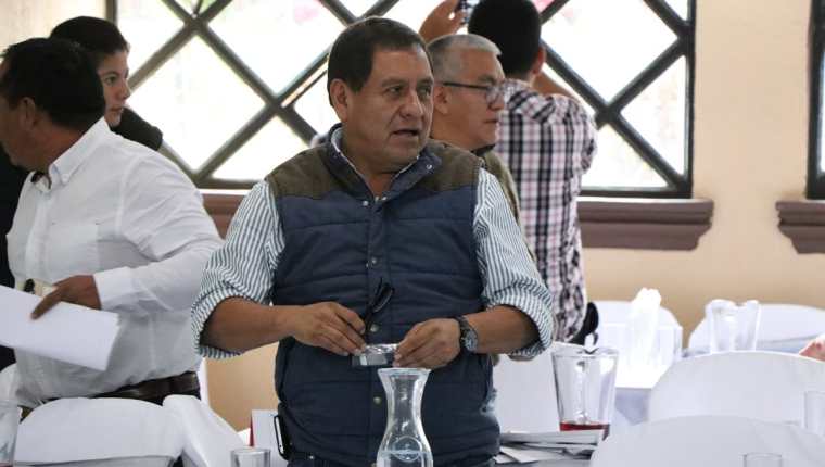 Ricardo Guillermo Velásquez, alcalde de El Quetzal, quien afirma que sufrió un atentado. (Foto Prensa Libre: Whitmer Barrera).