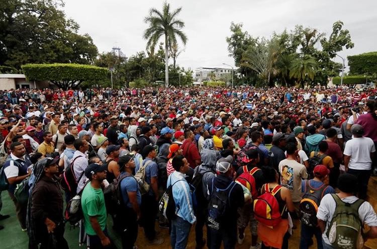 Migrantes hondureños siguen en su lucha por ingresar de forma ilegal a EE. UU. (Foto Prensa Libre: Hemeroteca)
