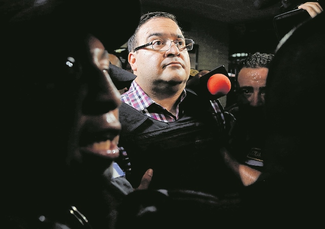 Javier Duarte fue ligado a proceso en México por tres delitos. (Foto Prensa Libre: Hemeroteca PL)