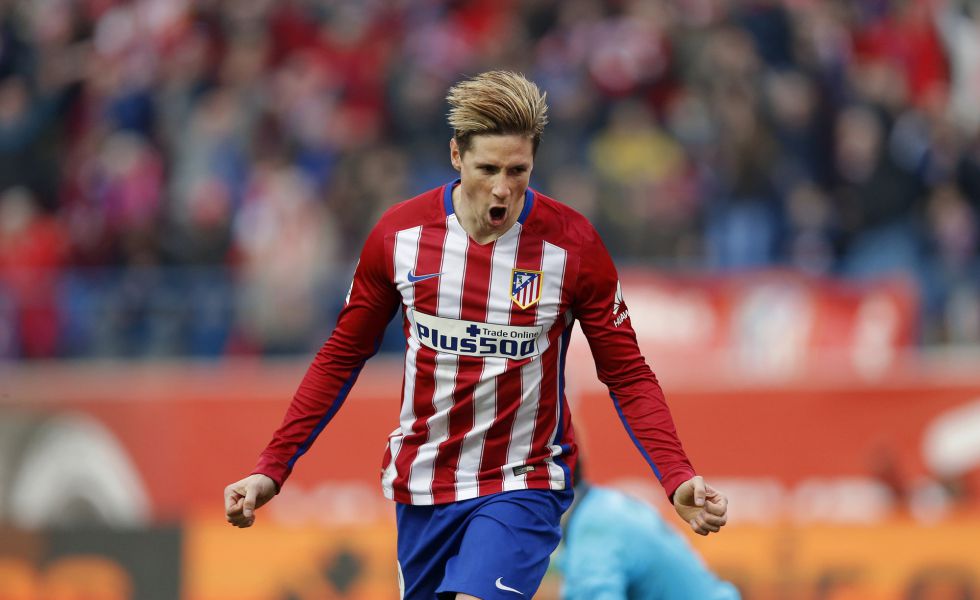 Fernando Torres continuará un año más en el Atlético de Madrid. (Foto Prensa Libre: AP)