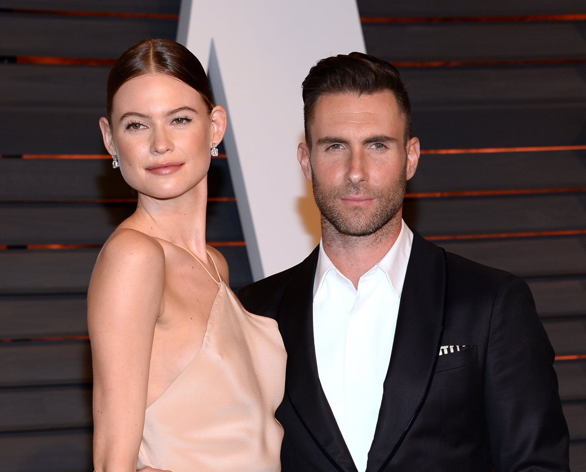 Adam Levine y Behati Prinsloo se casaron en el 2014. (Foto Prensa Libre: AP)