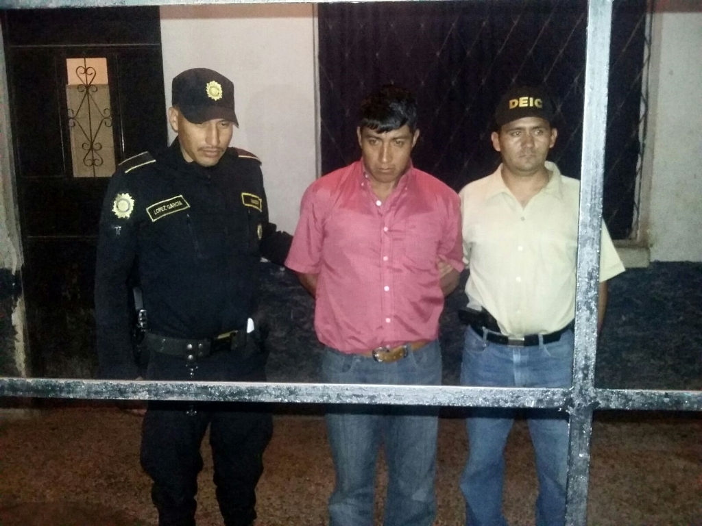 Santos Miguel López fue capturado en Nentón, Huehuetenango. (Foto Prensa Libre: Mike Castillo).