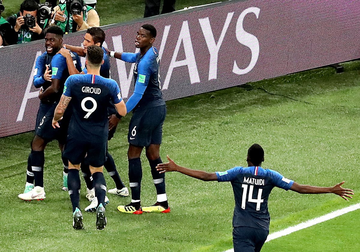Un cabezazo de Umtiti mete a Francia a la gran final de la Copa del Mundo