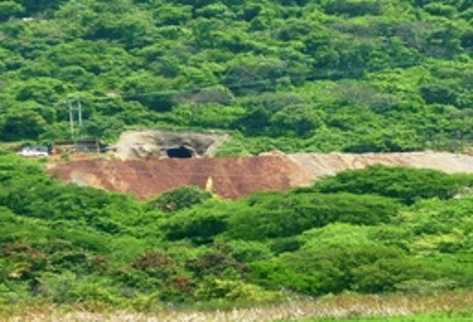 La mina Cerro Blanco se encuentra ubicada en Jutiapa, un lugar fronterizo con El Salvador. (Foto Prensa Libre: Archivo)