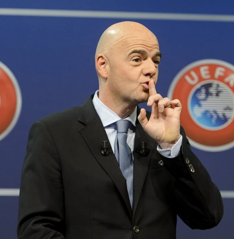 Gianni Infantino, presidente de la Fifa y anterior directivo de la Uefa. (Foto Prensa Libre: EFE).
