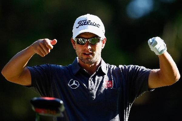 Adam Scott fue elegido como el golfista del año en Estados Unidos. (Foto Prensa Libre: AFP)